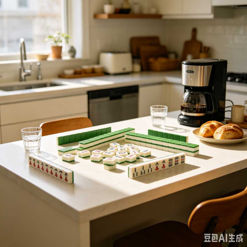 vintage style mahjong set