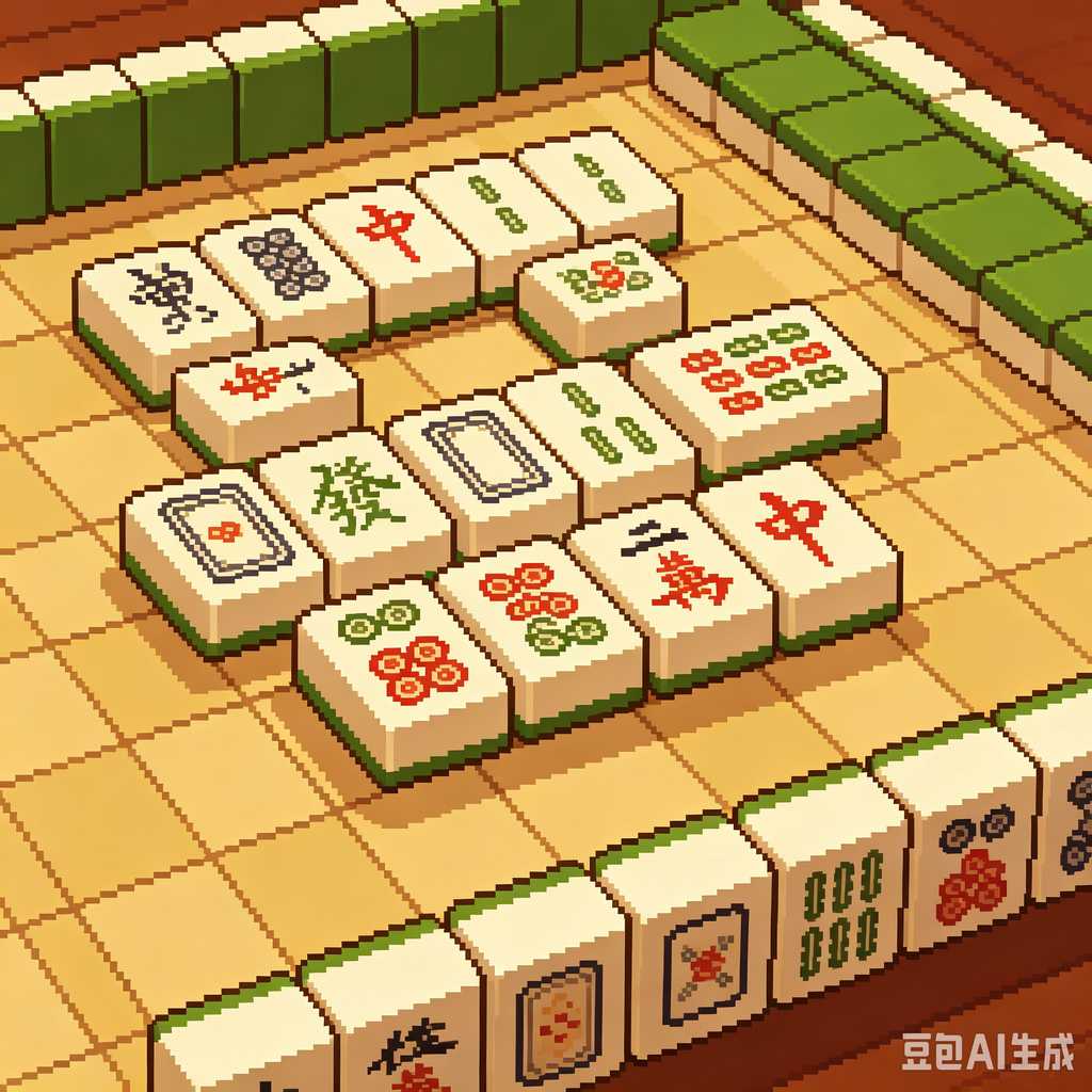 sharp printed mahjong symbols